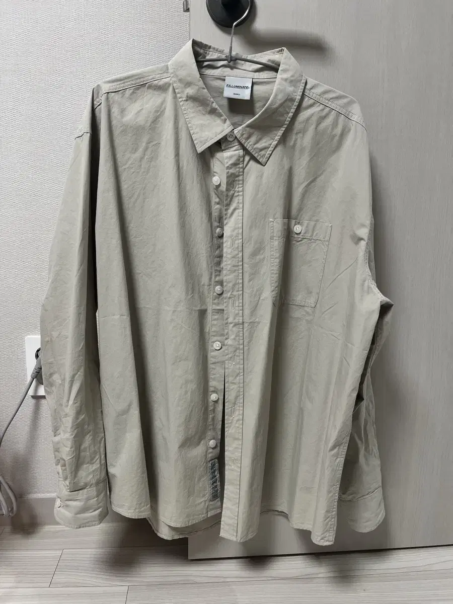 필루미네이트 01. Cotton Pocket Shirt S 그레이